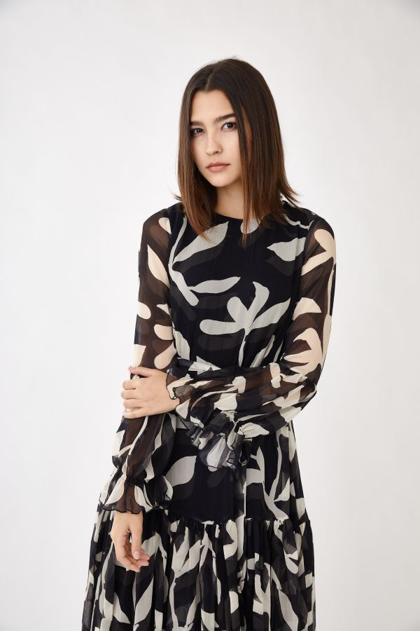 Floral Midi Wrap Dress: Winter to Spring Ideal Switch Piece